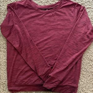 Red Heather Long Sleeve T